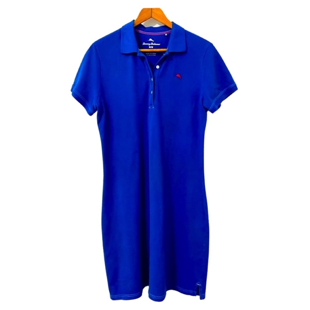 Tommy Bahama Classic Collared Polo Dress| Women’s Size M|Bright Blue